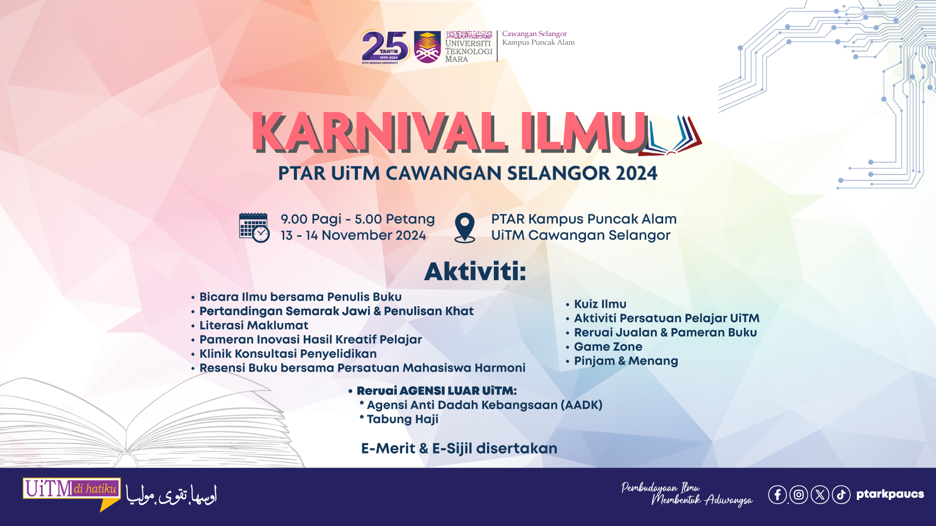 PROGRAM KARNIVAL ILMU PTAR UCS 2024